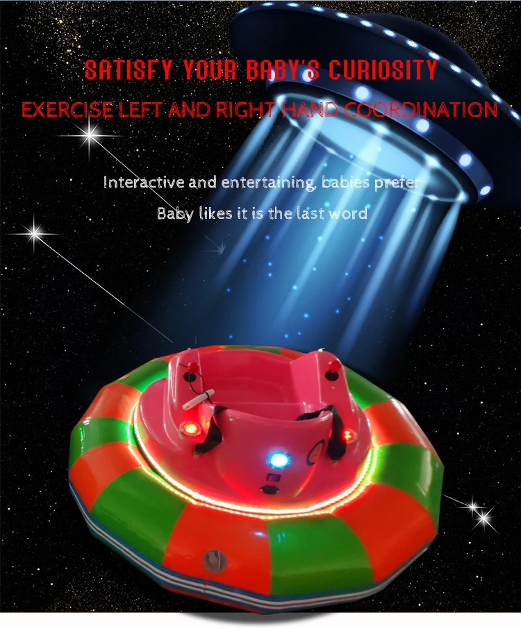 Hot Sale Kids Zone Electric Ride on Car UFO Inflatable Bumper Car for Kidshot