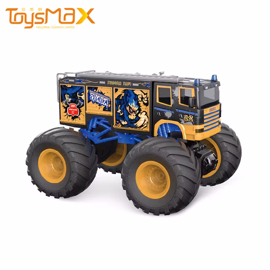 2023 Nuovo articolo 2.4GHz 1: 18 Auto da corsa telecomandate con ruota grande RC Monster Truck con luce e suono